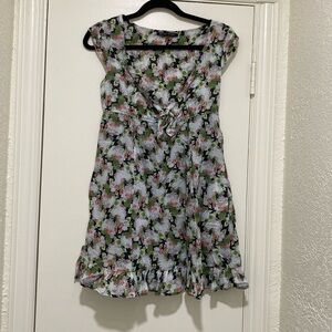 Zara TRF Floral Mini Dress